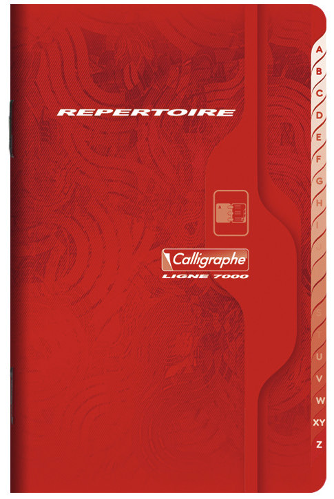 1 répertoire broché - Format A4 21 x 29.7 cm - Clairefontaine