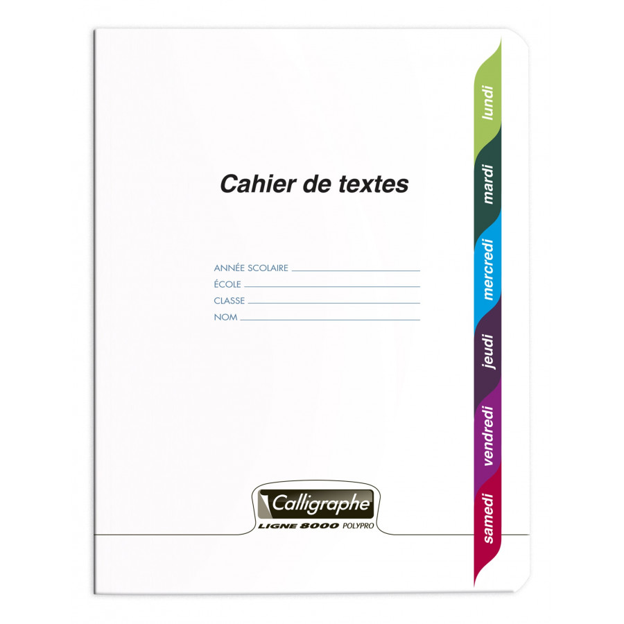 Carnet Répertoire Spirale 110X170 Petits Carreaux 5X5 100P Calligraphe