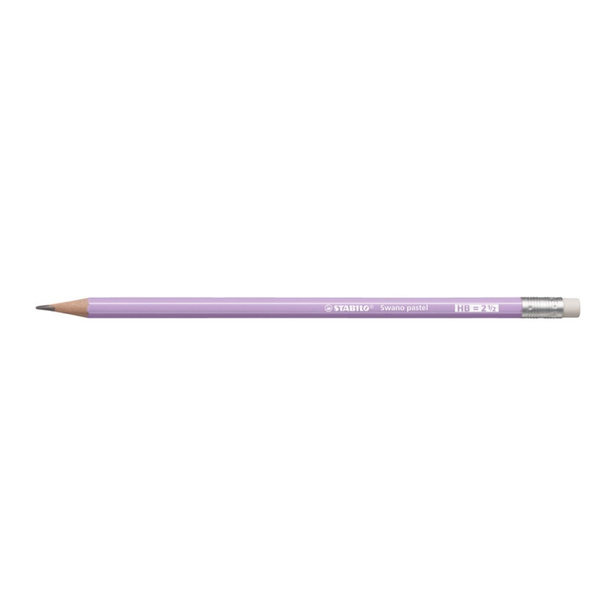 STABILO Swano pastel crayon, HB, avec gomme, jaune