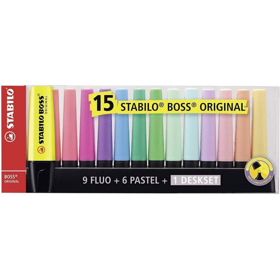 SURLIGNEURS Stabilo Boss Original Pastel