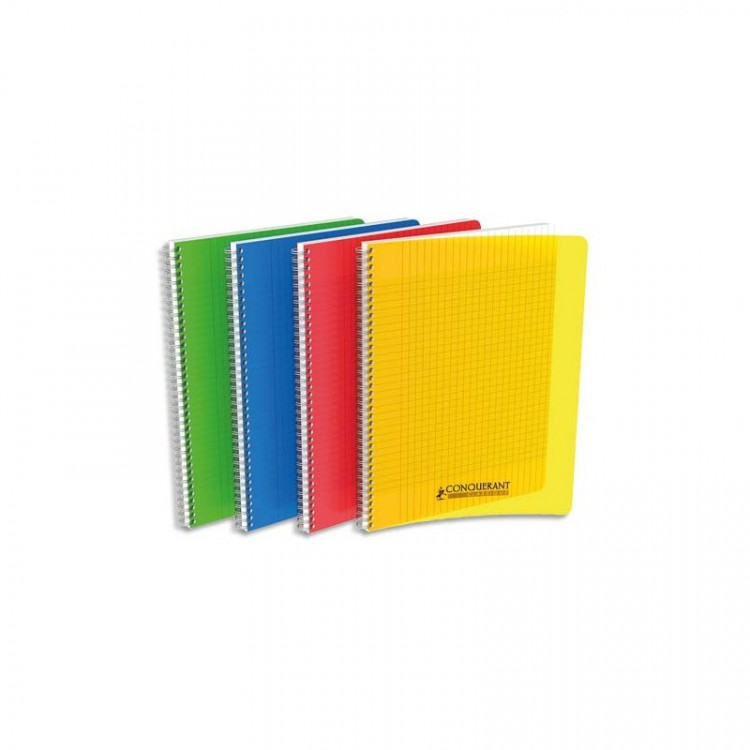 Cahier Conquérant spirale 24X32 100 pages 90G SEY ASS Pp