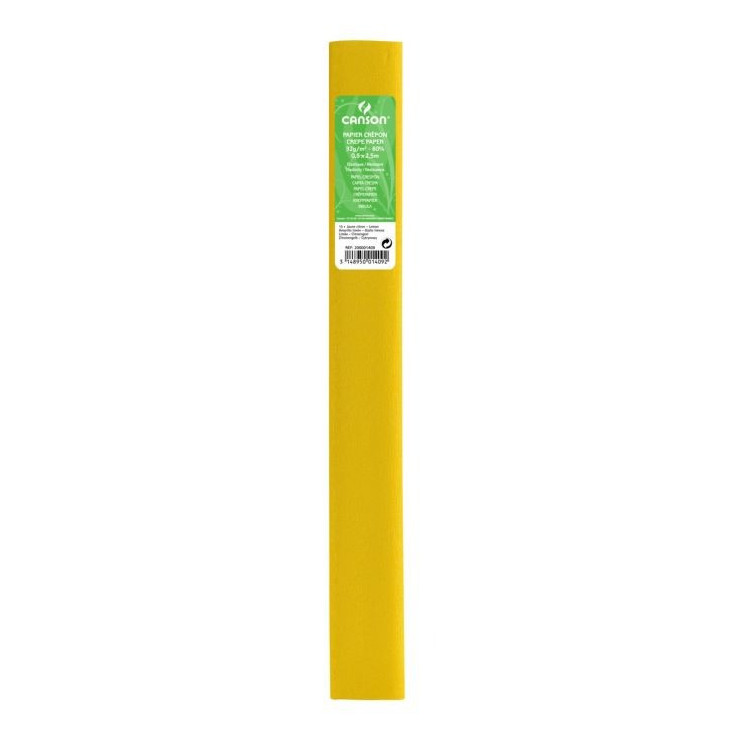 CREPON JAUNE CITRON 2,5*0,5M