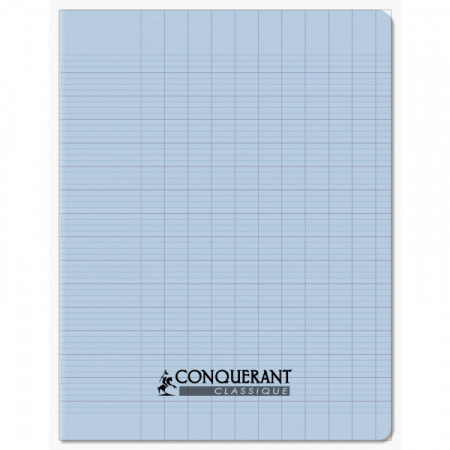 CAHIER POLYPRO 17*22 96P SEYES BLEU PAST