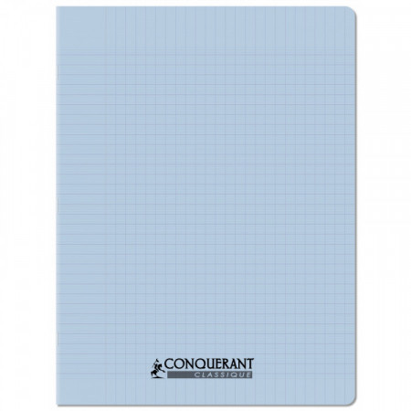 CAHIER POLYPRO 24*32 96P SEYES BLEU PAST