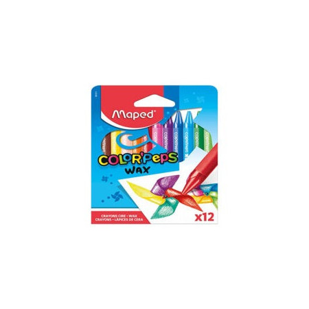 CRAYONS CIRE COLOR'PEPS WAX X12