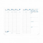 Agenda Affaires Colette 10x15 rose poudre 0041414Q