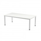 BUREAU BLANC 200*80*76 + PIEDS BLANC