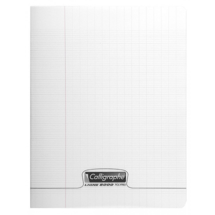 CAHIER POLYPRO, Petit Format, Grands Carreaux, 17X22 96 PAGES SEYES TRANSPARENT