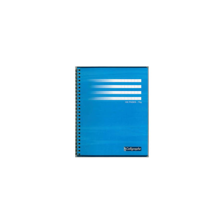 CAHIER POLYPRO, Grand Format, Grands Carreaux, 24X32 - 48 PAGES SEYES  TRANSPARENT - BuroStock Guyane